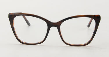 Women Urban Eyeglasses: Naomi - Brown - SpaceSMART Eye Clinic (Front View)